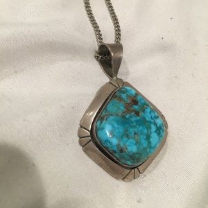 Vintage Native American Turqoise Pendant